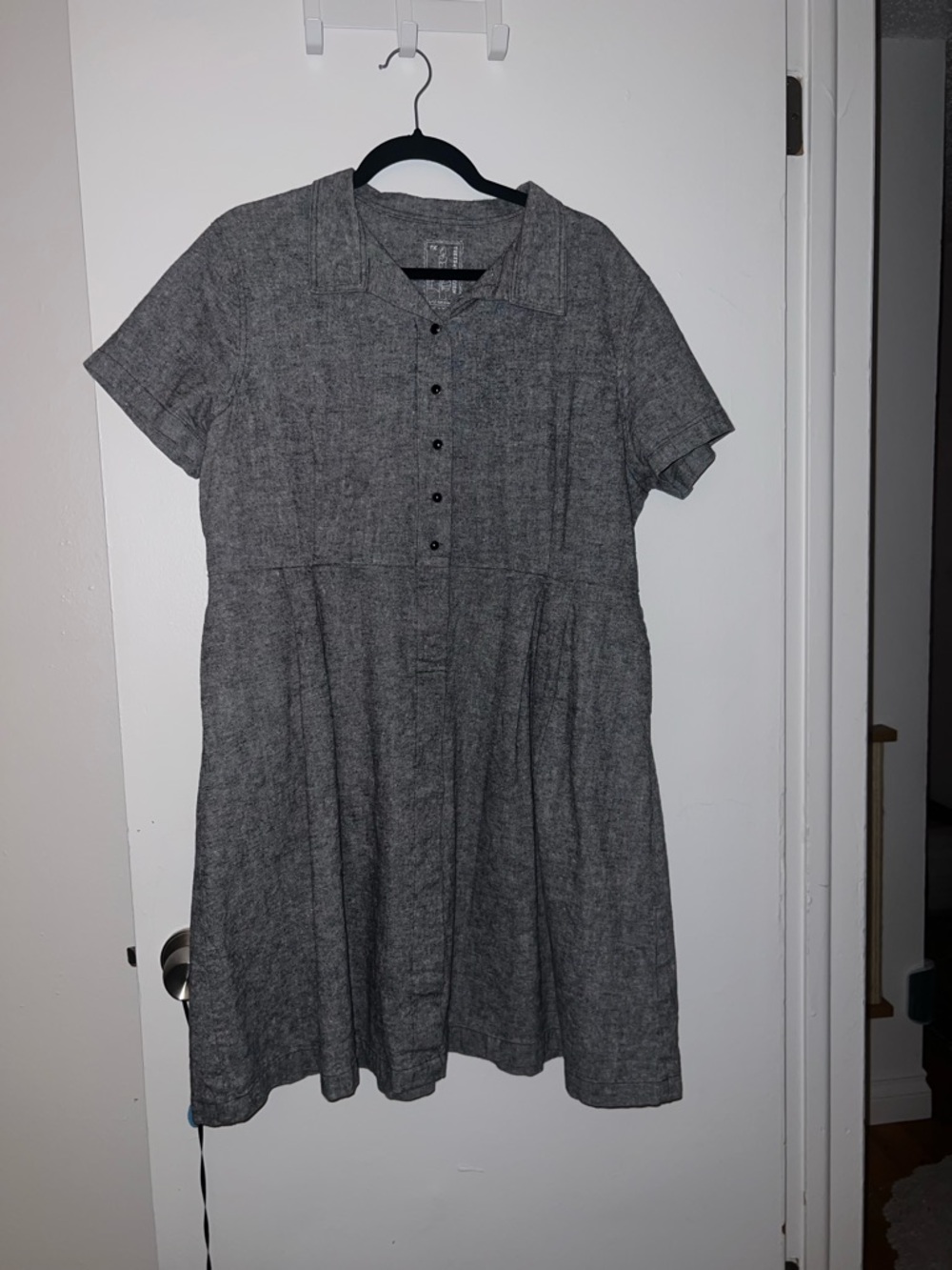 Gray cotton sundress from Tuesday of California size 1x